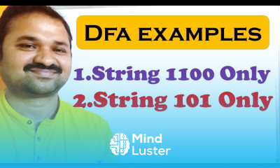 DFA Examples 8 9 Accepts the String 1100 Only Accepts the String 101 Only FLAT