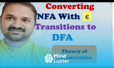 Converting NFA with epsilon transitions to DFA Theory of Computation FLAT TOC