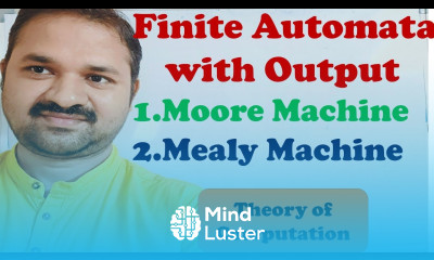 Finite Automata With Output Moore Machine Mealy Machine Theory of Computation TOC