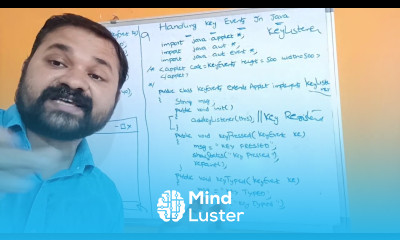 Learn Handling Key Events In Java Programming Event Handling Key Board ...