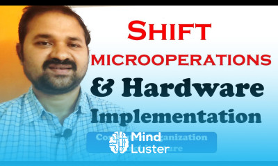 Shift Microoperations Hardware Implementation Logical Circular Arithmetic shifter rotate