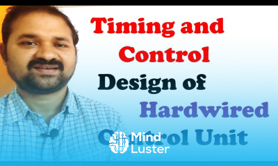 Timing and Control Design Of Hardwired Control Unit Computer Organization