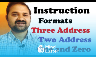 Instruction Formats In Computer Organization Architecture Three Address Instructions Two One Zero
