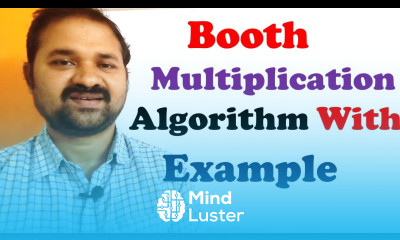 Booth Multiplication algorithm with example Multiplication with signed 2 s complement data CO CA