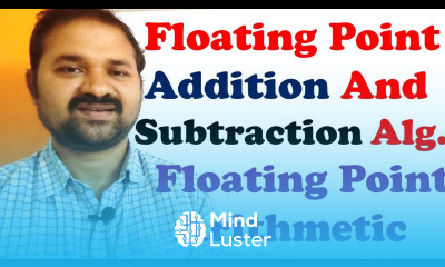 Floating Point Addition and Subtraction Algorithm Floating Point Arithmetic Computer Organization