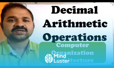 Decimal Arithmetic Operations In Computer Organization Architecture Addition Multiplication