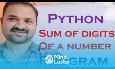 Learn Sum Of Digits of a given number in Python Python program to print ... image.