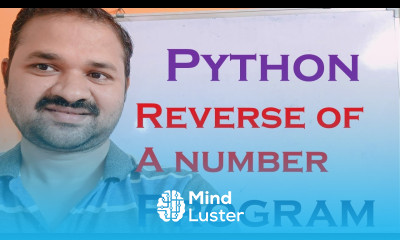Reverse of a number Program in Python Python program to print reverse of a number Programming