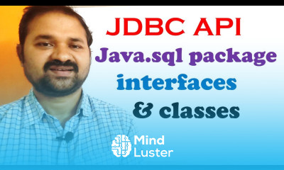 JDBC API java sql package interfaces and classes Web Technologies Advanced Java