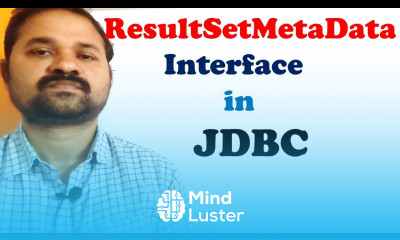 ResultSetMetaData Interface in JDBC Web Technologies Advanced Java