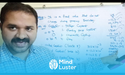 Literals in C or Constants in C language