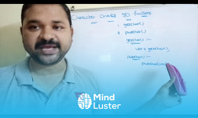 getchar putchar function in C Character I O functions in C