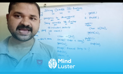 gets and puts function in c langauge String I O functions