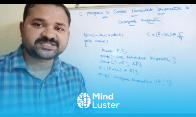 C Program to Convert Fahrenheit temperature to Centigrade temperature