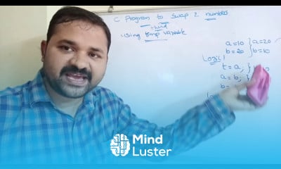 Learn swap two numbers using third variable in c swap two numbers using ...