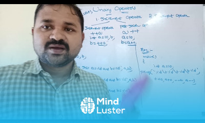 increment and decrement operators in c unary operators in c language