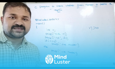 Positive or Negative program in c C Program to Check whether given number is Positive or Negative