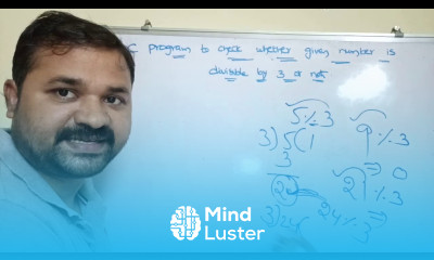 divisible by 3 or not program in C C Program to check whether a number is divisible by 3 or not