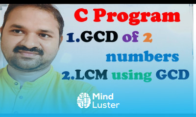 Learn C Program to find GCD HCF LCM of Two Numbers Calculating LCM of 2 ...