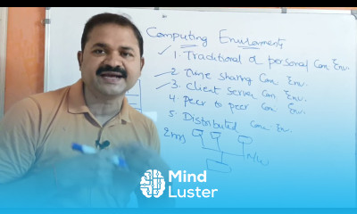 Computing Environments in Operating Systems Distributed Systems Traditional peer to peer