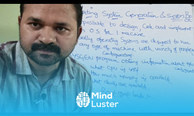 Operating System Generation System Boot