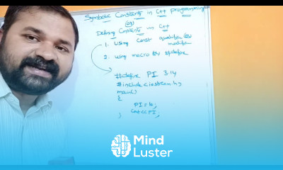 Symbolic Constants In C Programming  Defining Constants In C Language