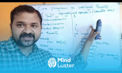 Learn Overloading Equality Operator Comparison Relational C program ...