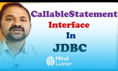 CallableStatement Interface In JDBC Web Technologies Advanced Java