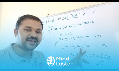 frequency count method to calculate Time Complexity of an Algorithm step count method DS DAA
