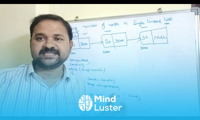 counting number of nodes in a single linked list