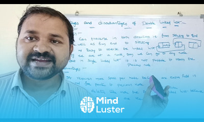 advantages and disadvantages of doubly linked list