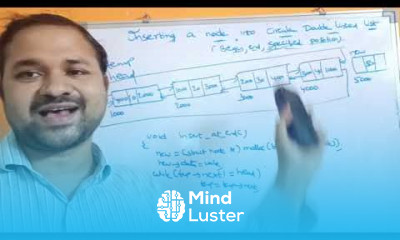Circular Double Linked List Insertion Begin end and Specified Position