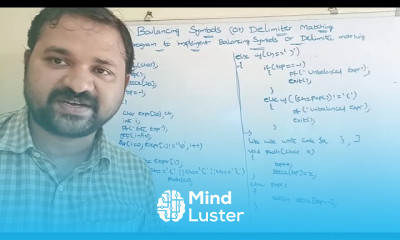Learn balancing symbols using stack algorithm example program delimiter ... image.