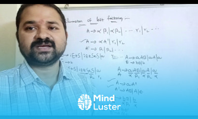 Elimination of left factoring Removal of Ambiguity in Grammar CFG TOC Compiler Design