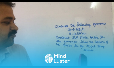 Learn SLR Parser in compiler design with solved example1 - Mind Luster