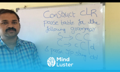 CLR Parser in compiler design with solved example1