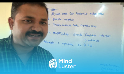 Learn Forms of intermediate code Forms of Three Address instructions ...