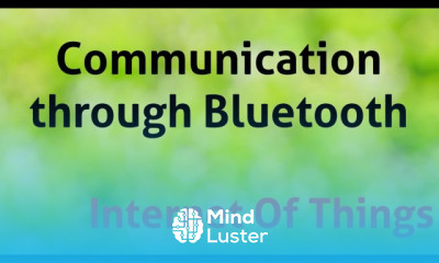 Communication through Bluetooth in IOT devices