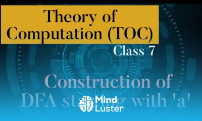 construction of DFA Starting with a TOC tutorials in Telugu