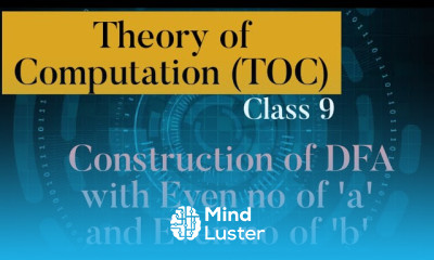 Construction of DFA with Even no of a and Even no of b TOC tutorials in Telugu