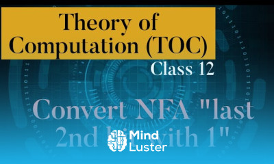 Convertion of a NFA binary string last 2nd digit 1 TOC in Telugu