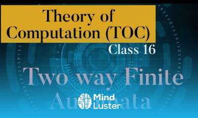 Two way Finite Automata introduction with example Acceptance of a string TOC in Telugu