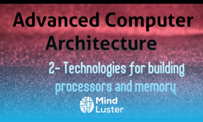 Technologies for building processors and memory Advanced Computer Architecture