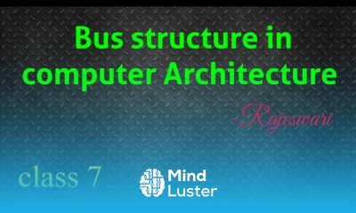Bus structure in Computer Architecture COA class 7 in Telugu ✓Rajeswari