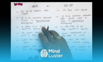 Difference between Latch and Flip Flop Computer Architecture in Telugu