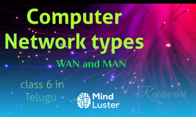 Networking MAN WAN CN class 6 in Telugu CN class 6 in Telugu