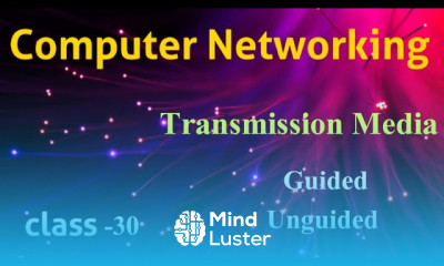 Transmission Media Guided Media Unguided Media CN classes in Telugu