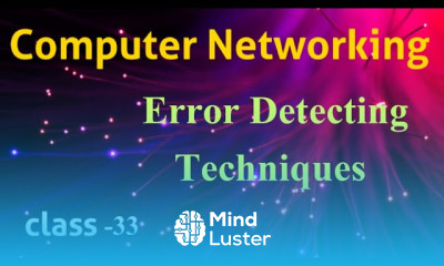 Error Detecting Techniques in Data Link Layer Computer Networking tutorials in Telugu