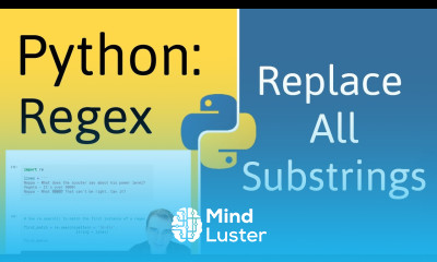 Python Regex How To Replace All Substrings In a String