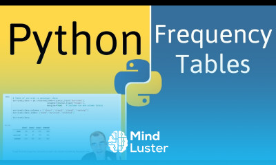 Python for Data Analysis Frequency Tables